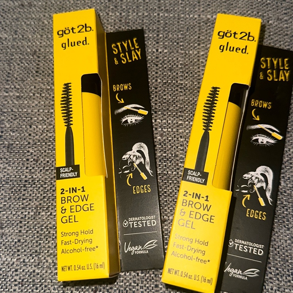 2 NWT got 2b glued 2-in-1 Brow and Edge Gel Sold Together